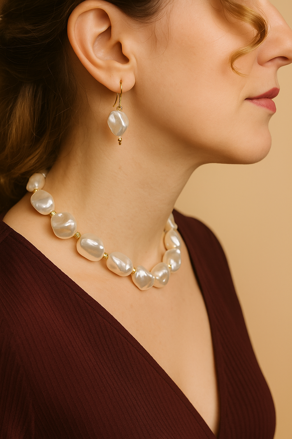 Mother of pearl Majesty Necklace Set