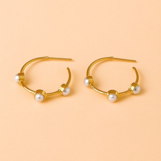 Pearl open ring loops