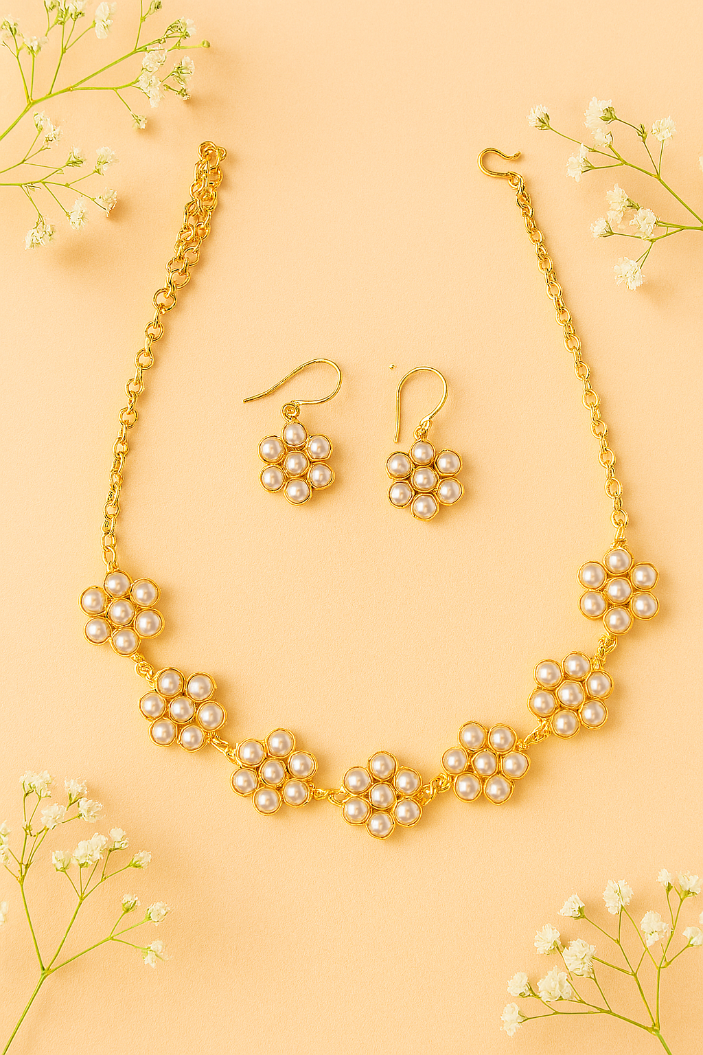 Moti Phool Choker Set