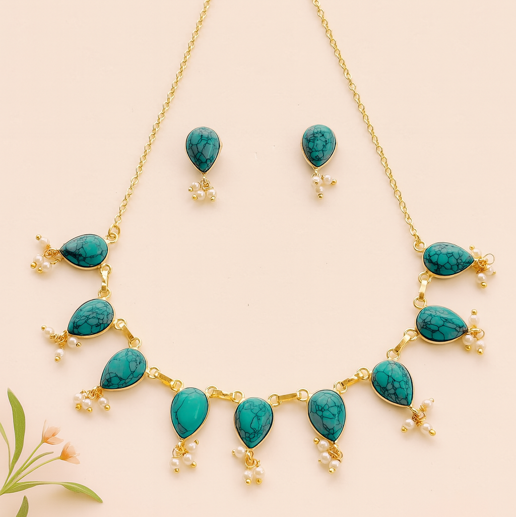 Prismatic Elegance Necklace Set