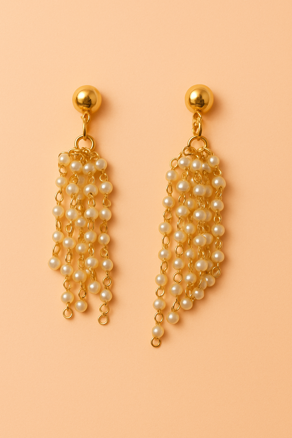 Pearl tassel earring
