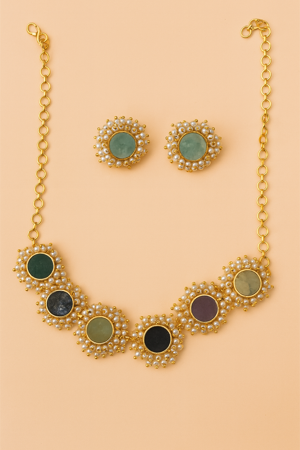 Celestial Bloom Necklace Set