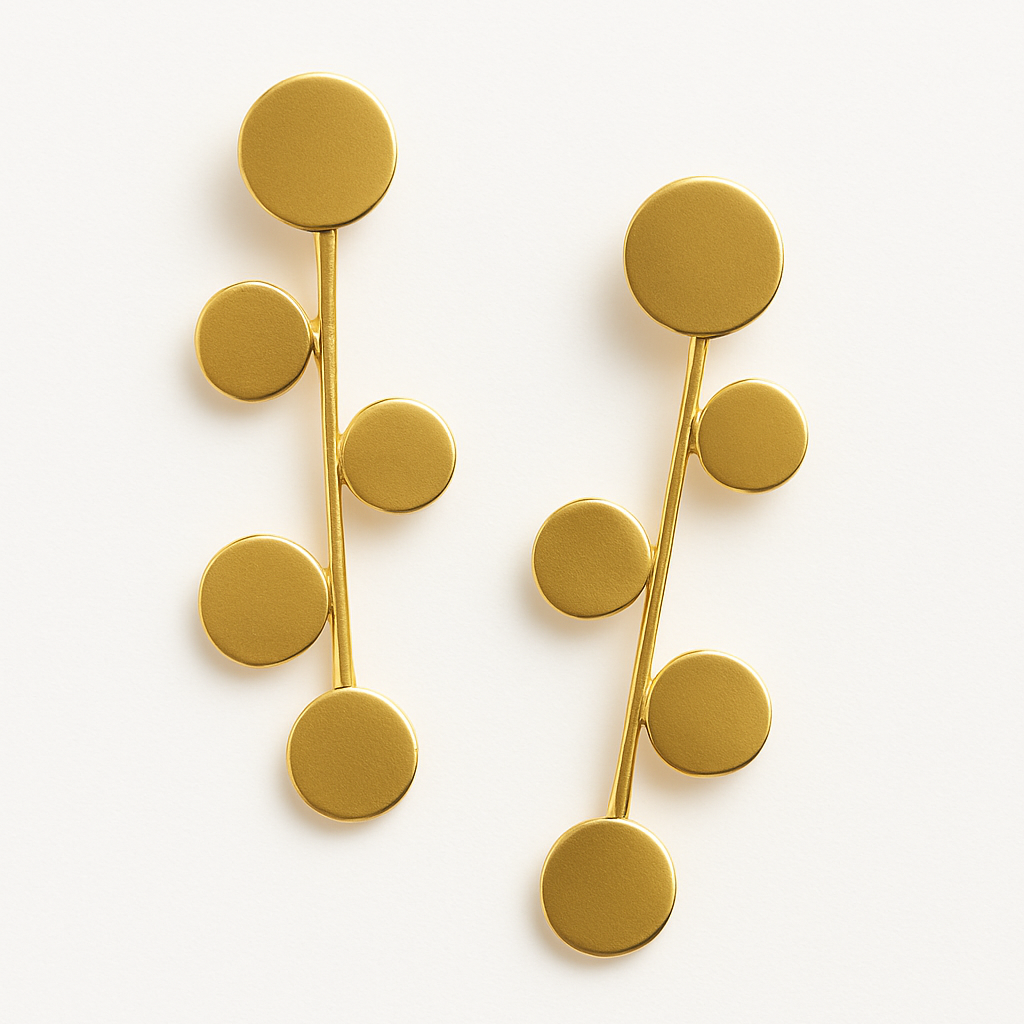 Solar Dots Statement Earrings