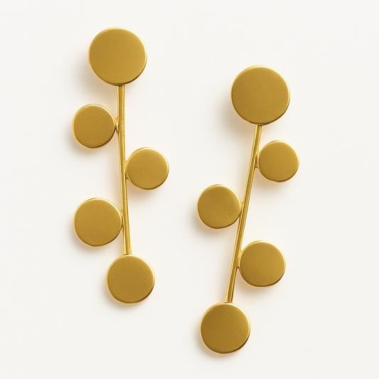 Solar Dots Statement Earrings