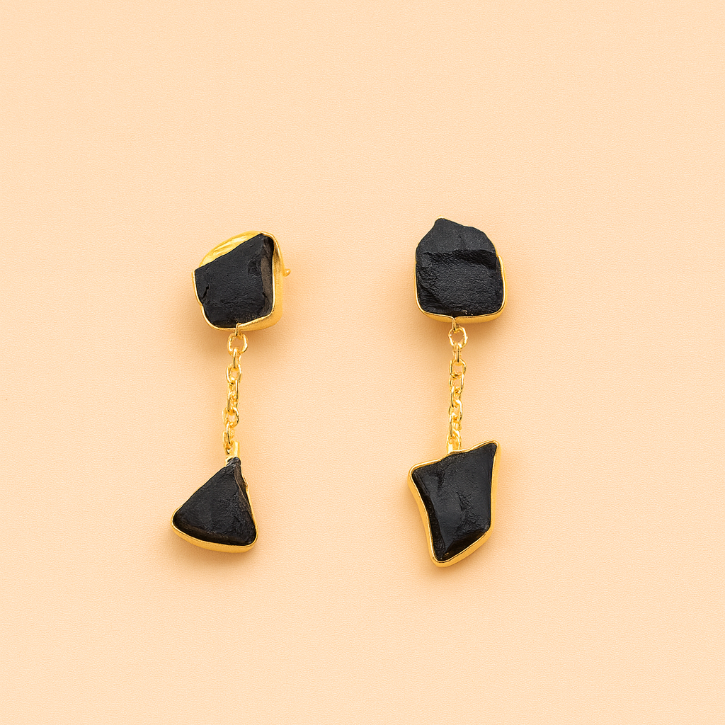 Celestial Gem Hanging Studs