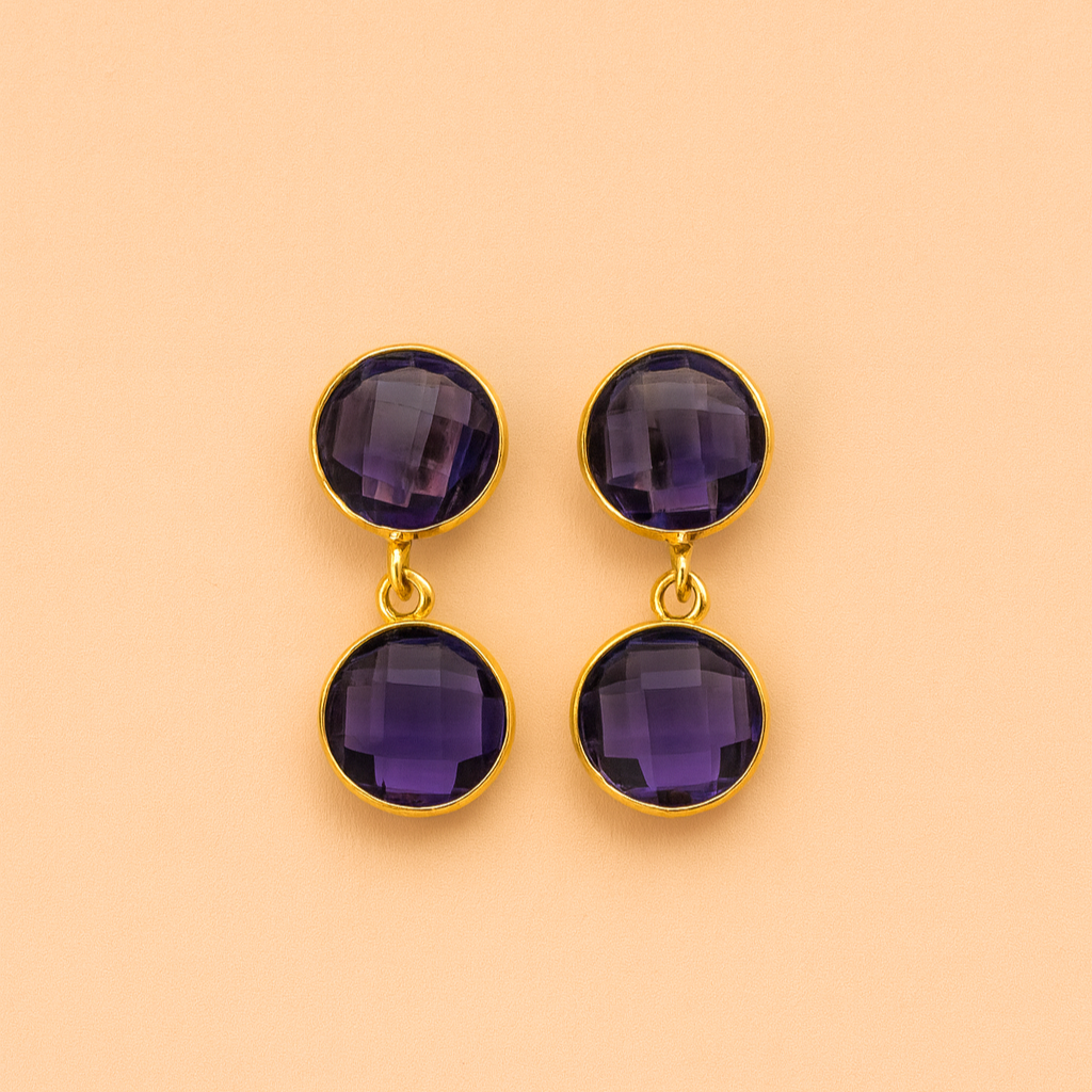 Dual cut stone studs