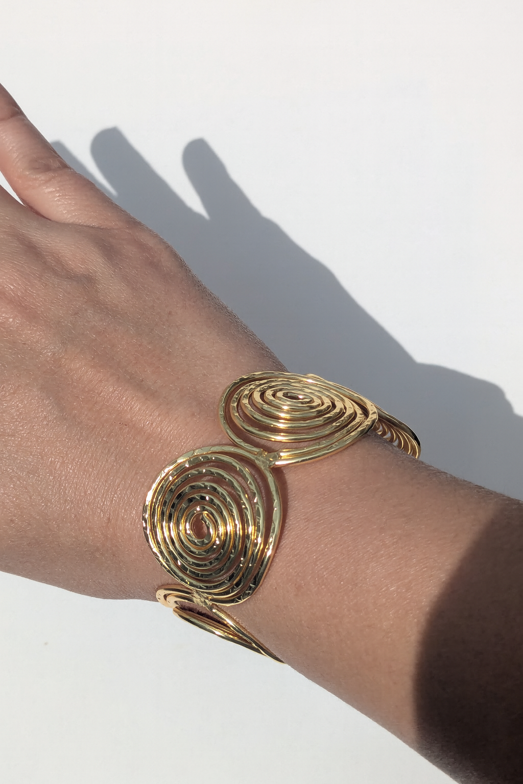 BrassWhirl Cuff