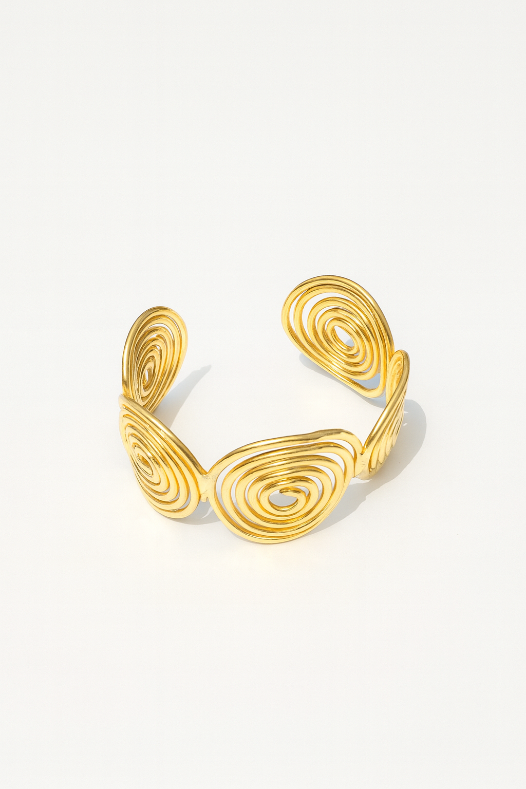 BrassWhirl Cuff