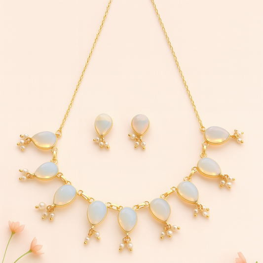 Prismatic Elegance Necklace Set