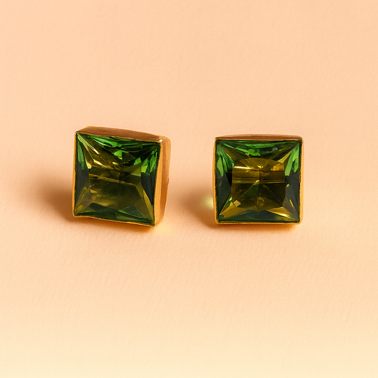 Square stone studs