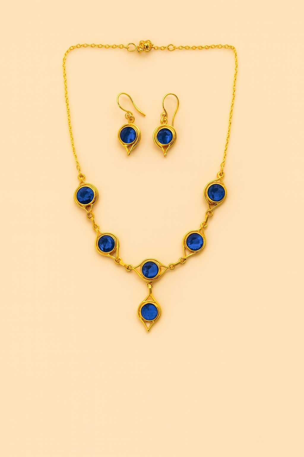 Celestial Orbit Stone Necklace