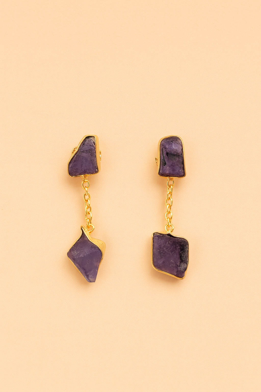 Celestial Gem Hanging Studs