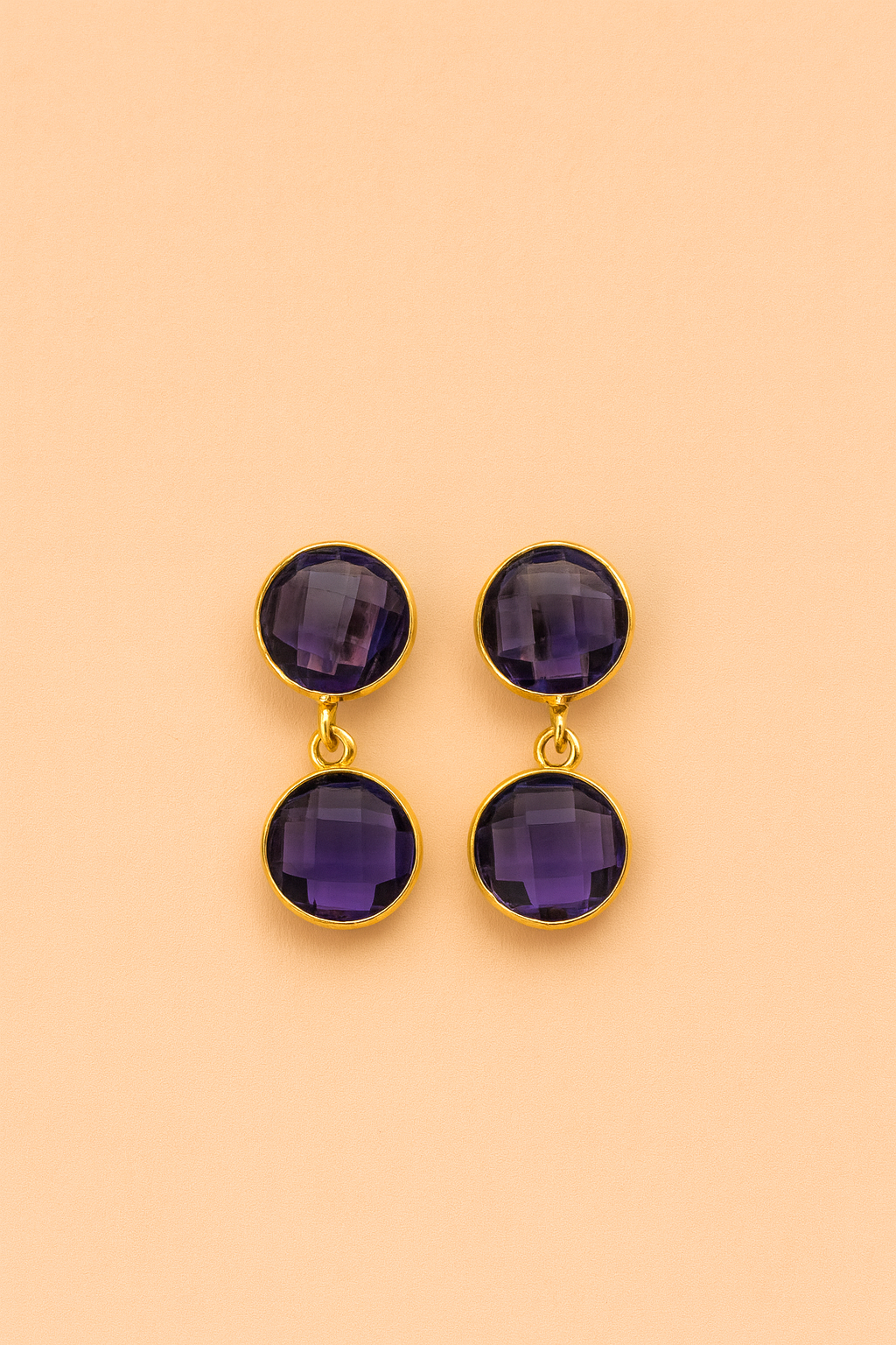 Dual cut stone studs