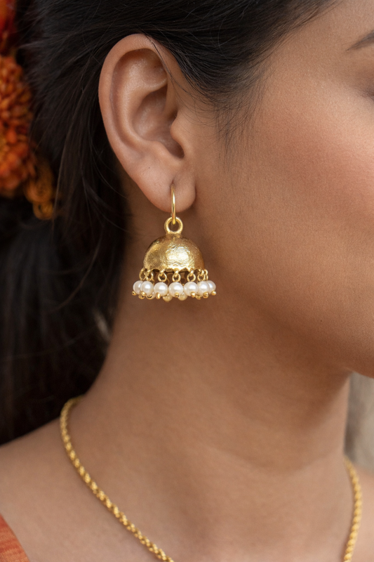 Swarna Pearl Tiny JhumkI