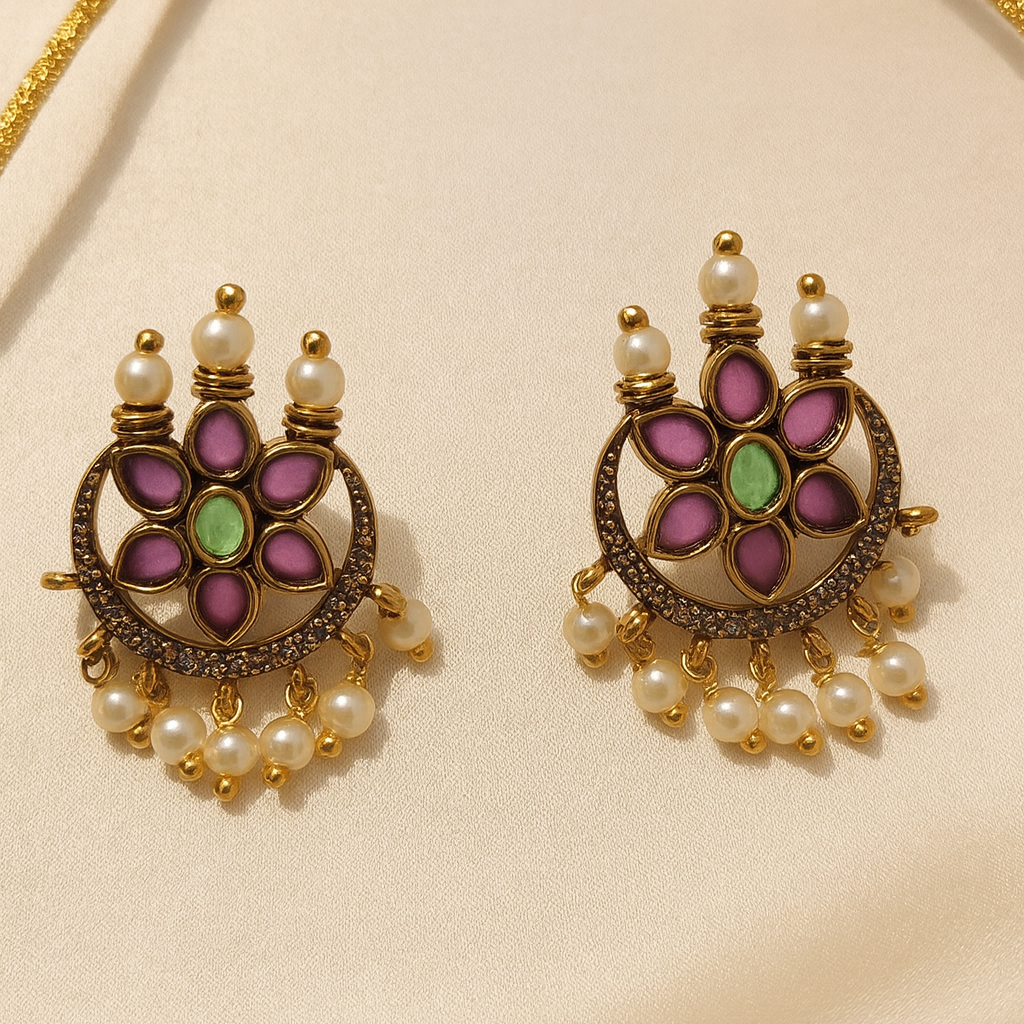 Royal Blossom Kundan Set