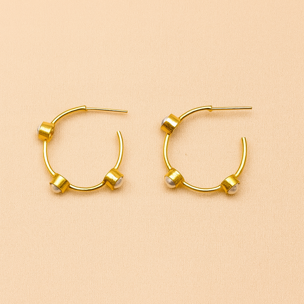 Pearl open ring loops