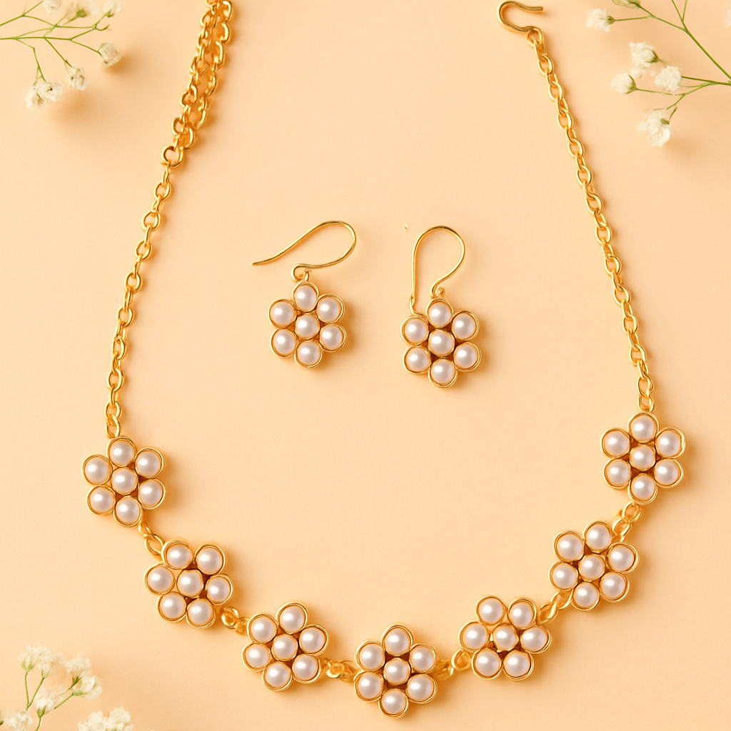 Moti Phool Choker Set