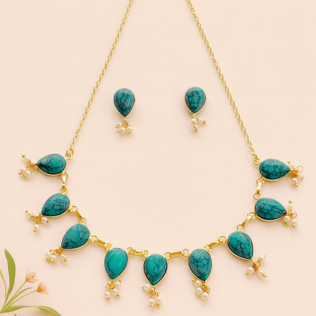 Prismatic Elegance Necklace Set