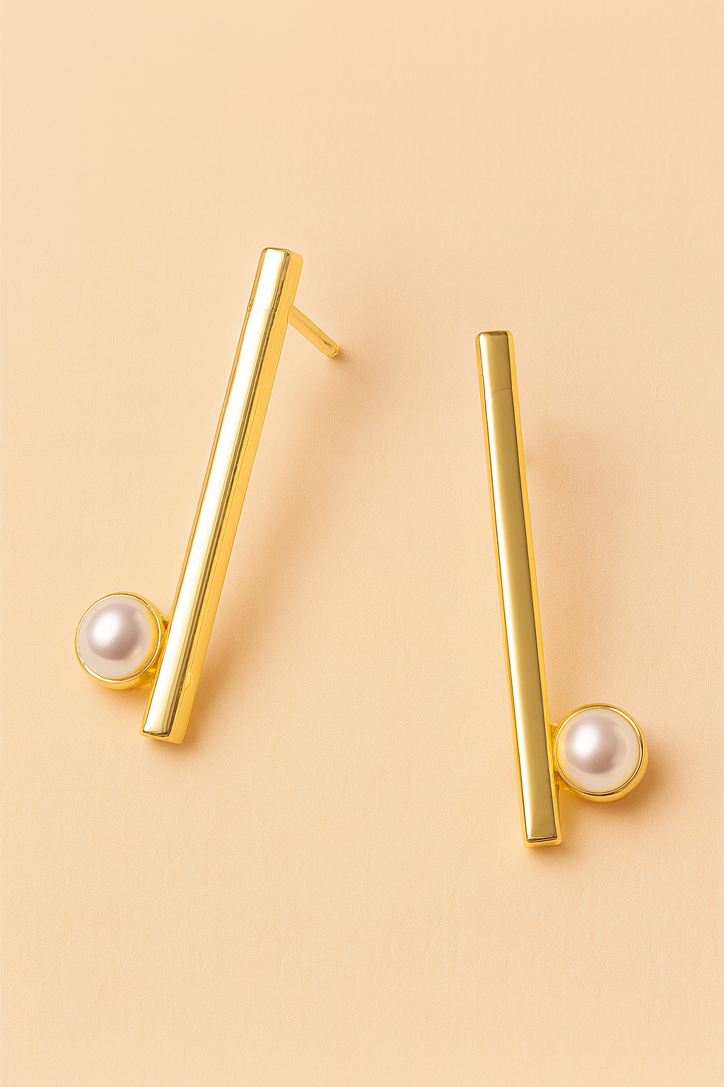 Pearl long studs