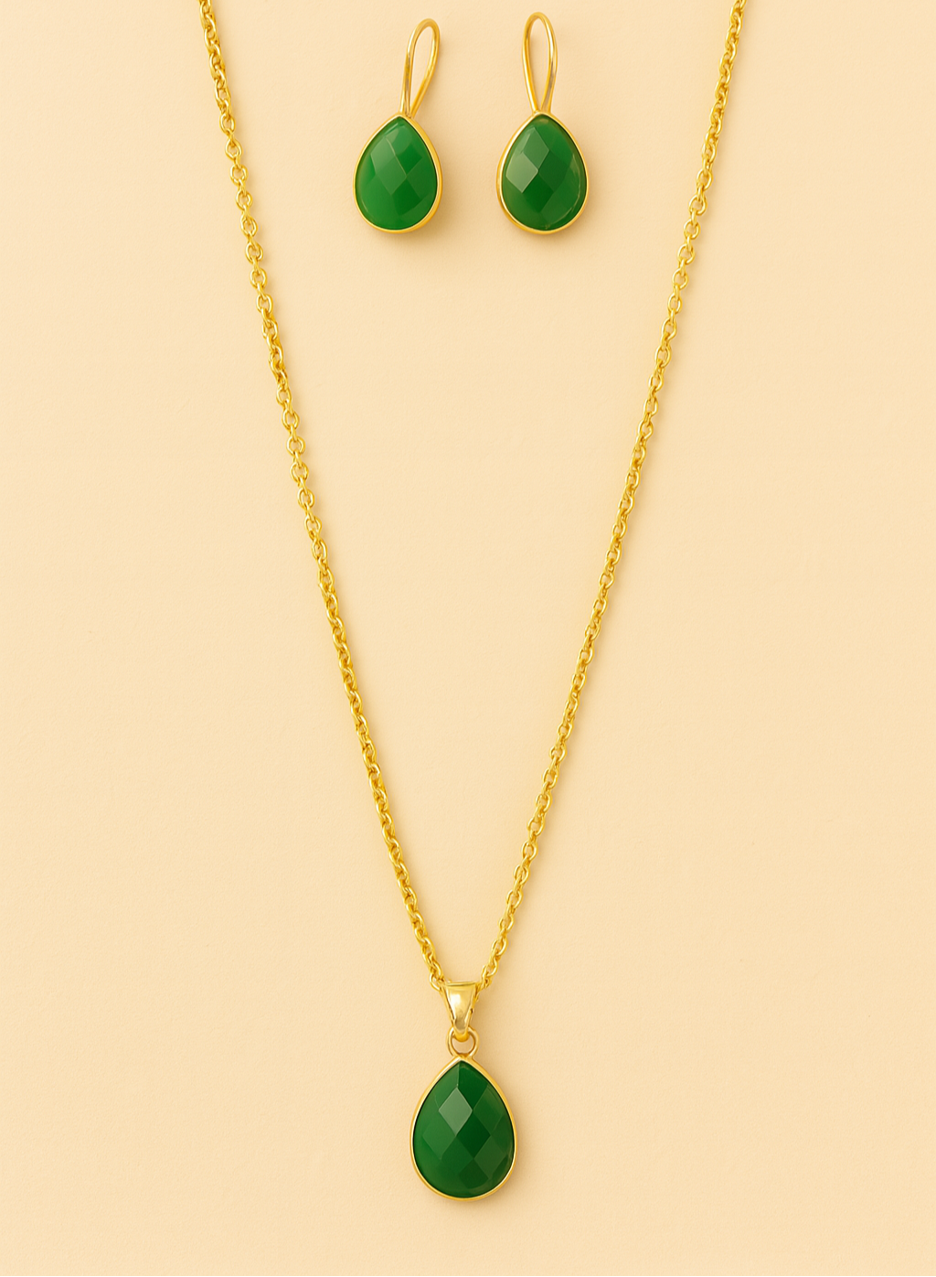 Dewdrop Gemstone chain set