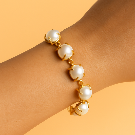 Real water pearl claw Bracelet