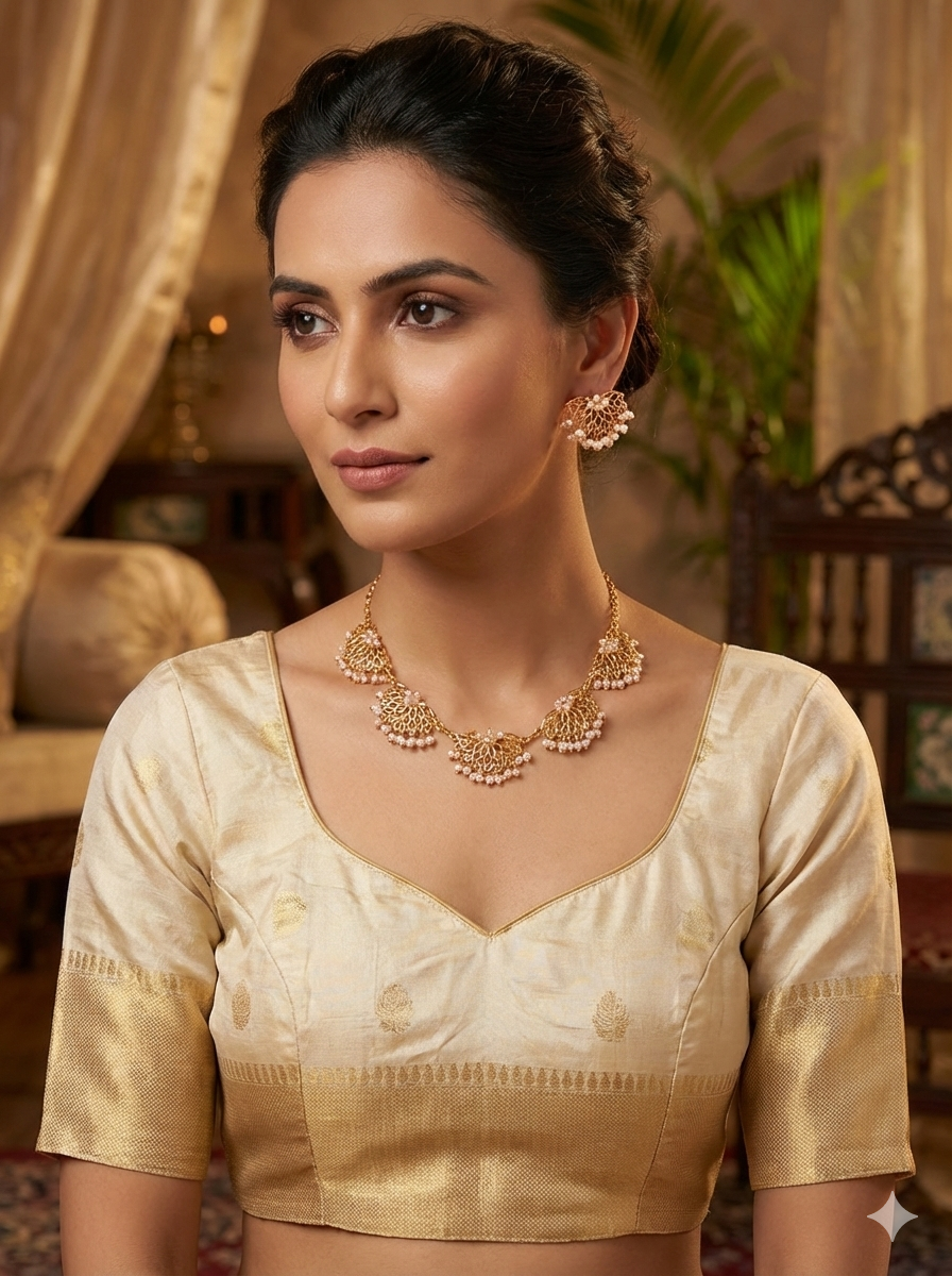 Noor Pearl Heritage Necklace Set