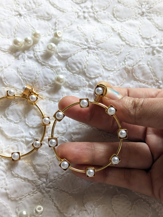 Pearl Studs big loops