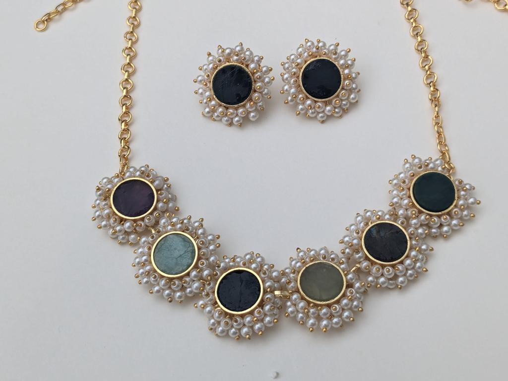 Celestial Bloom Necklace Set