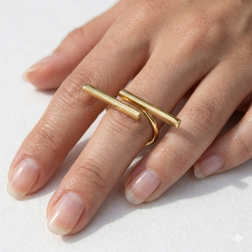 Double Bar Whisper Ring
