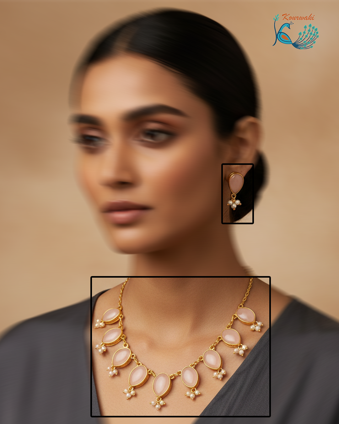 Prismatic Elegance Necklace Set