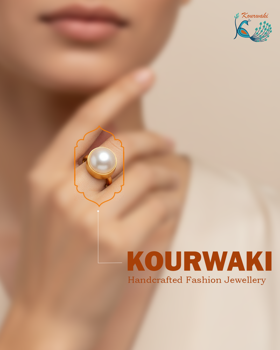 Real Water Pearl Ring