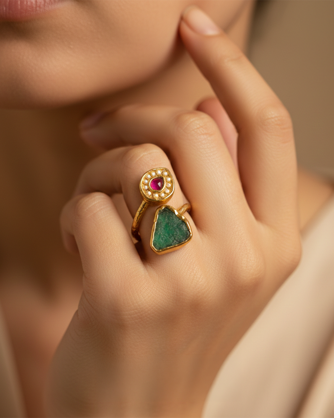 Polki Ring