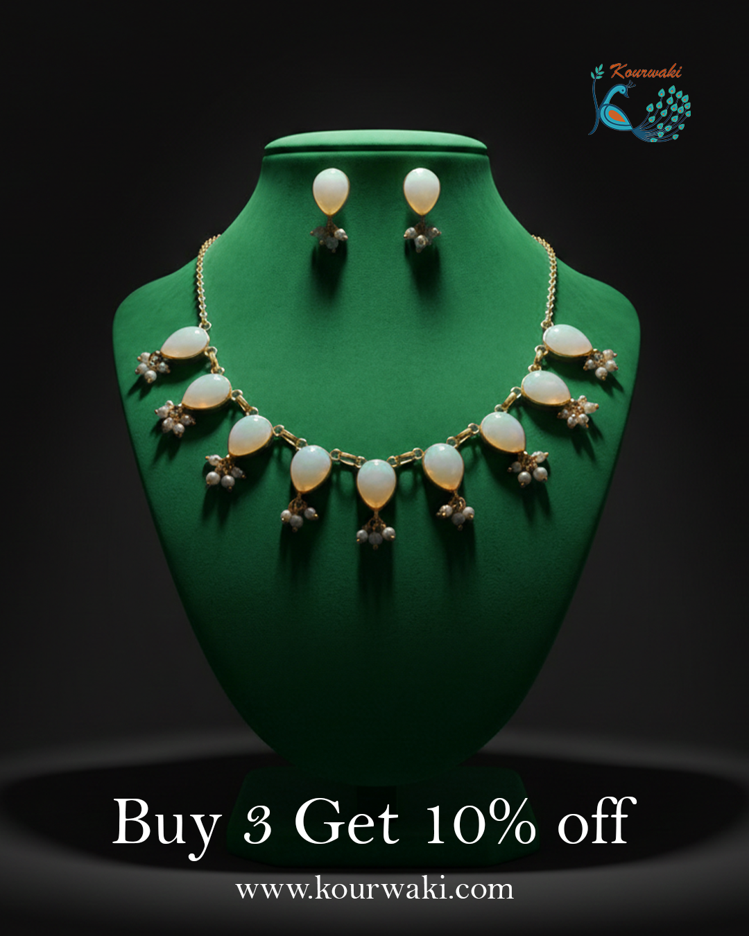 Prismatic Elegance Necklace Set