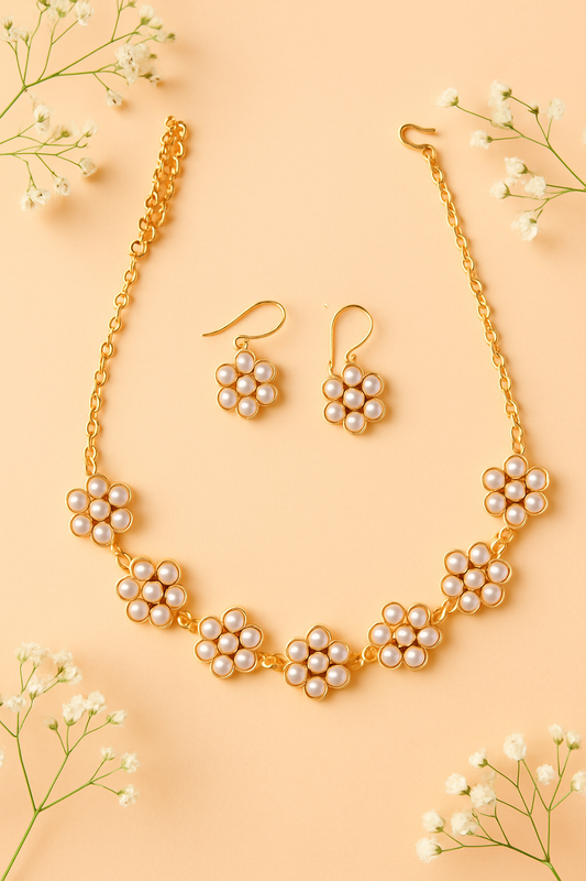 Moti Phool Choker Set