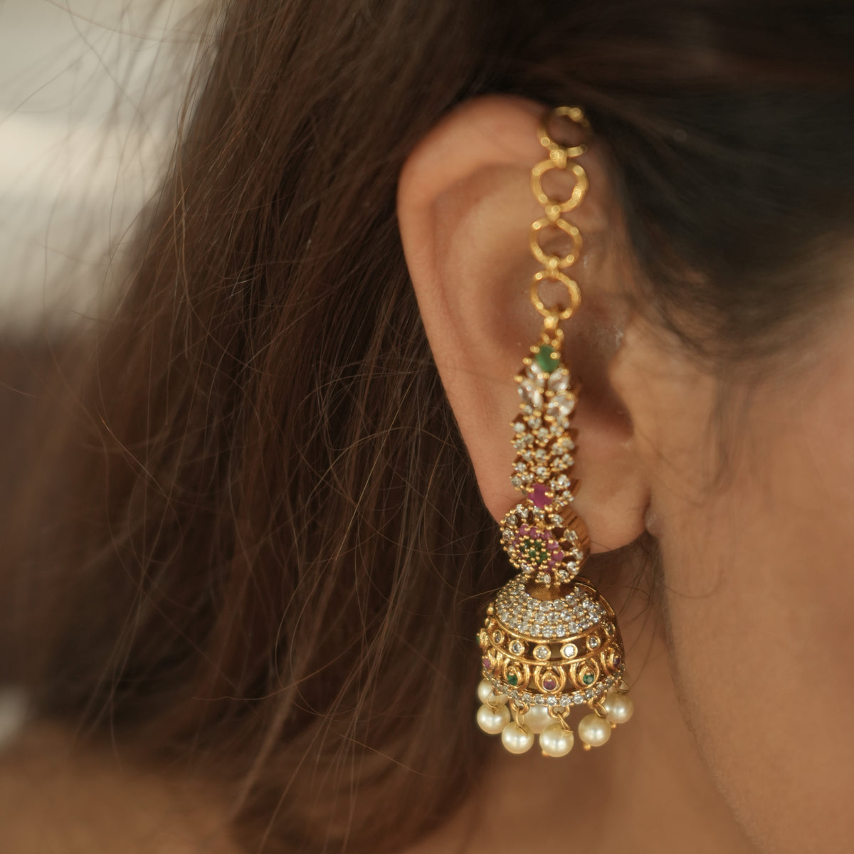 Rajsi Noor Jhumka with Kaanjhadi