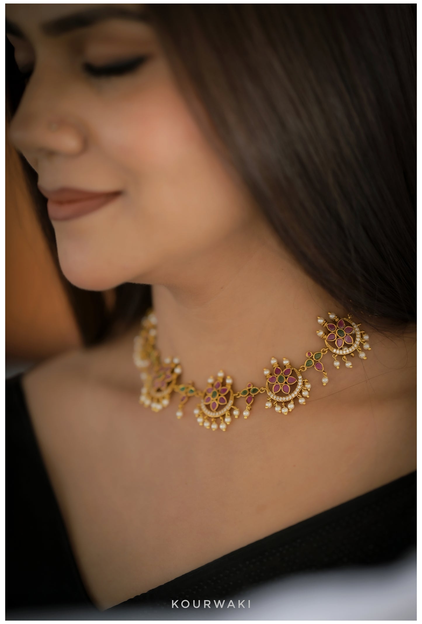 Royal Blossom Kundan Set