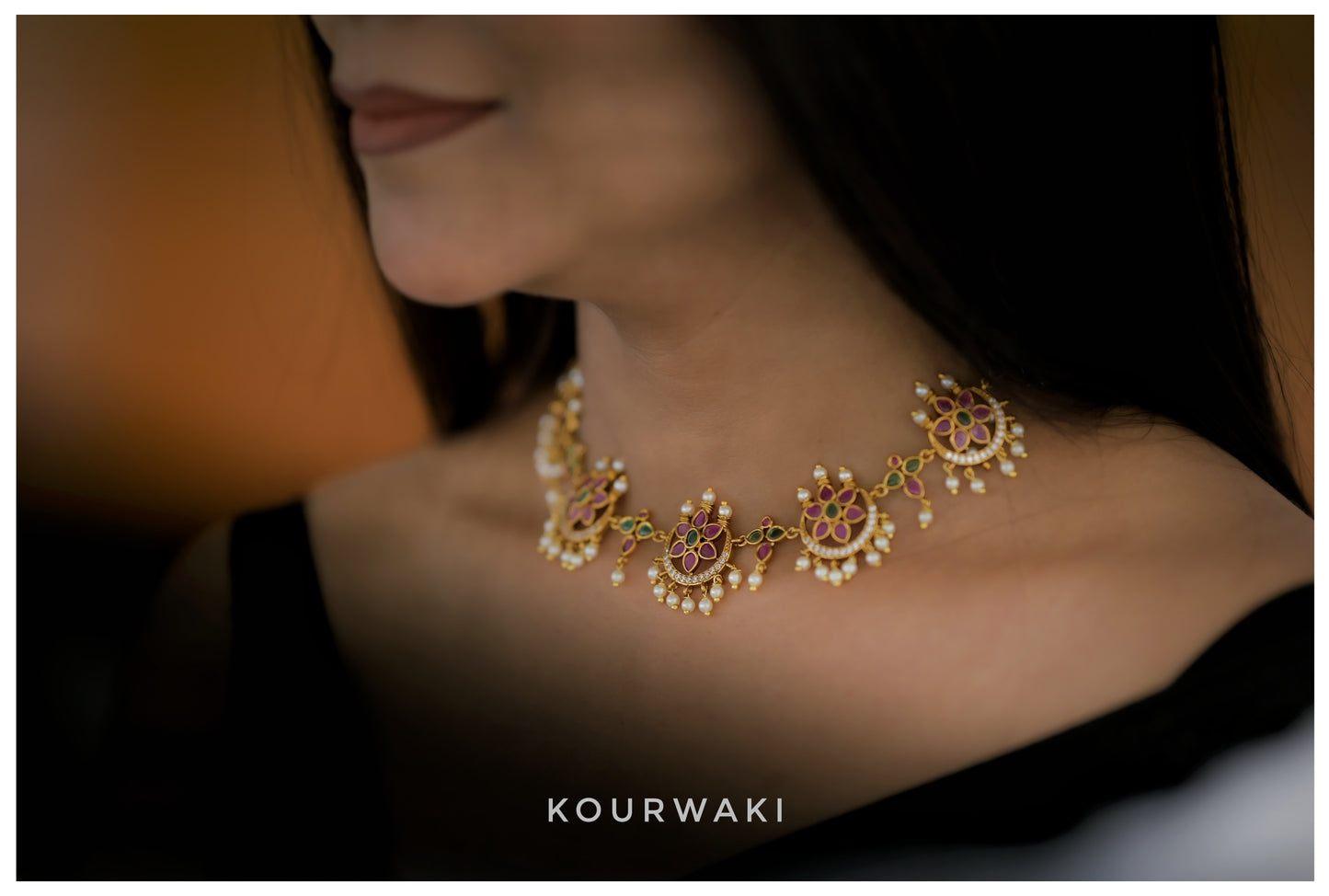 Royal Blossom Kundan Set