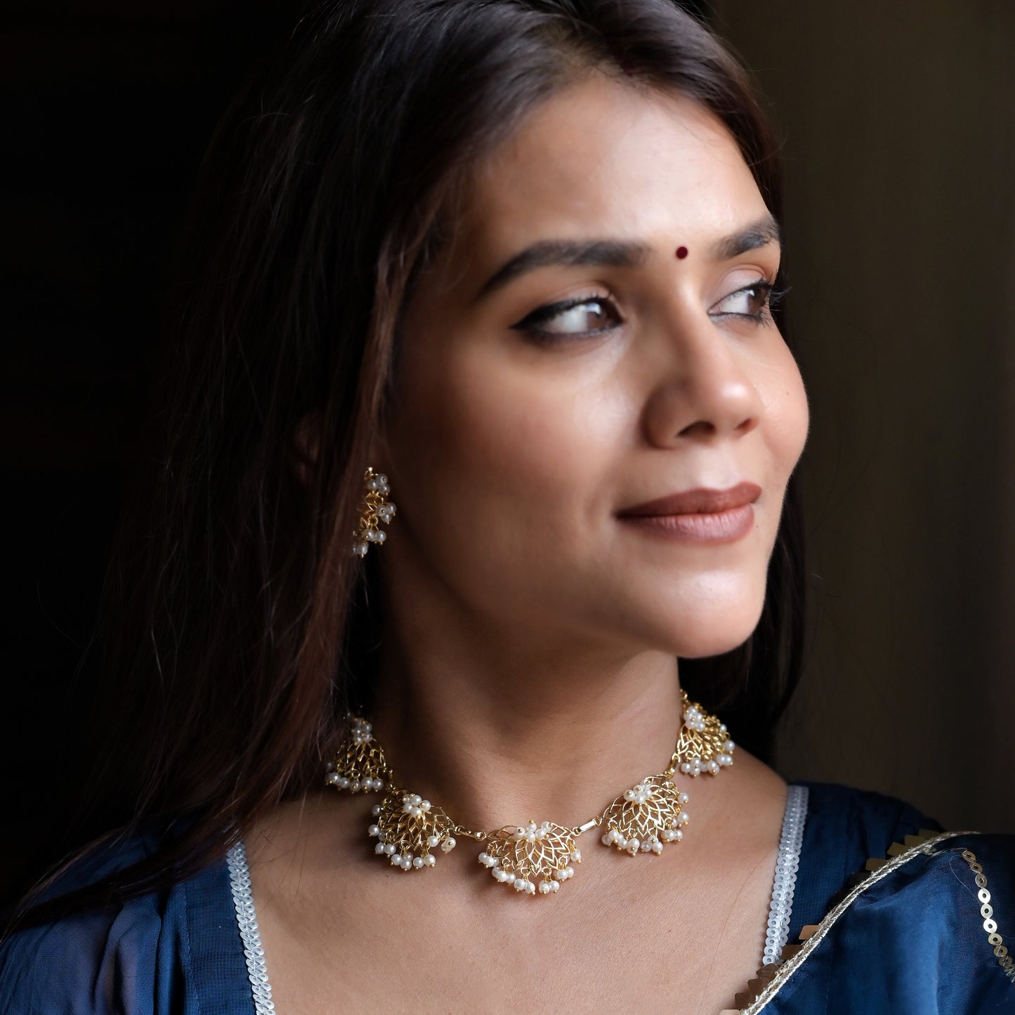 Noor Pearl Heritage Necklace Set