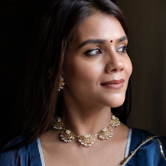 Noor Pearl Heritage Necklace Set