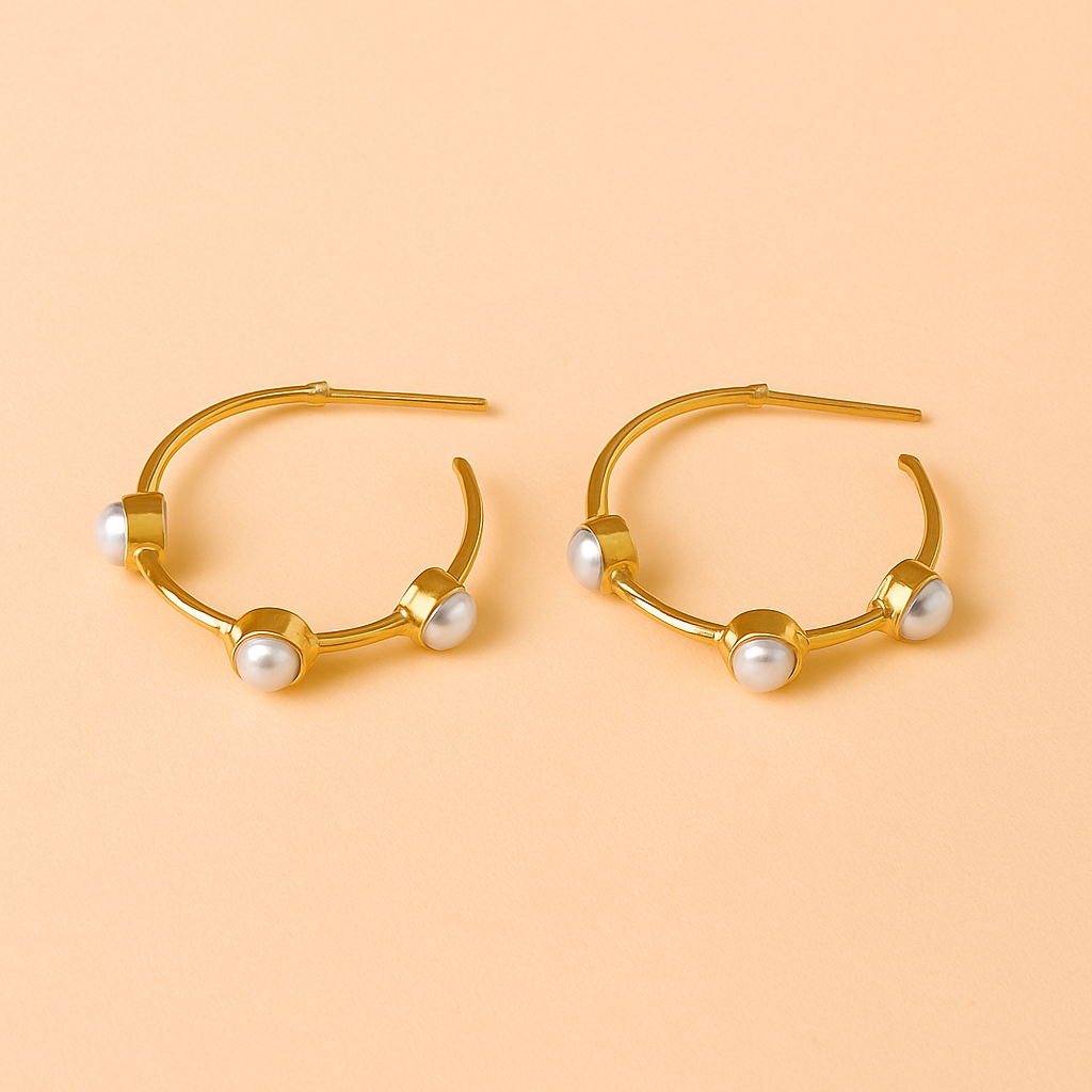 Pearl open ring loops