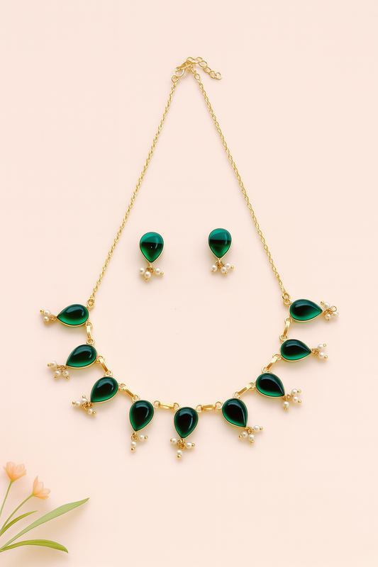 Prismatic Elegance Necklace Set