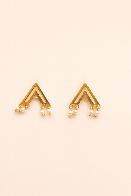 Double V stick loreal studs