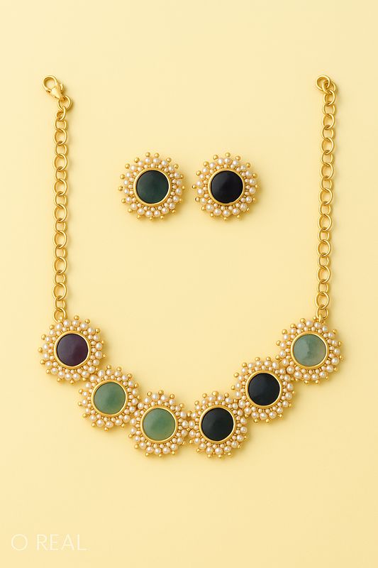 Celestial Bloom Necklace Set