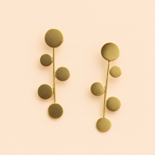 Solar Dots Statement Earrings