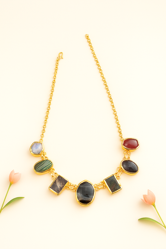 Royal Prism Stone Necklace