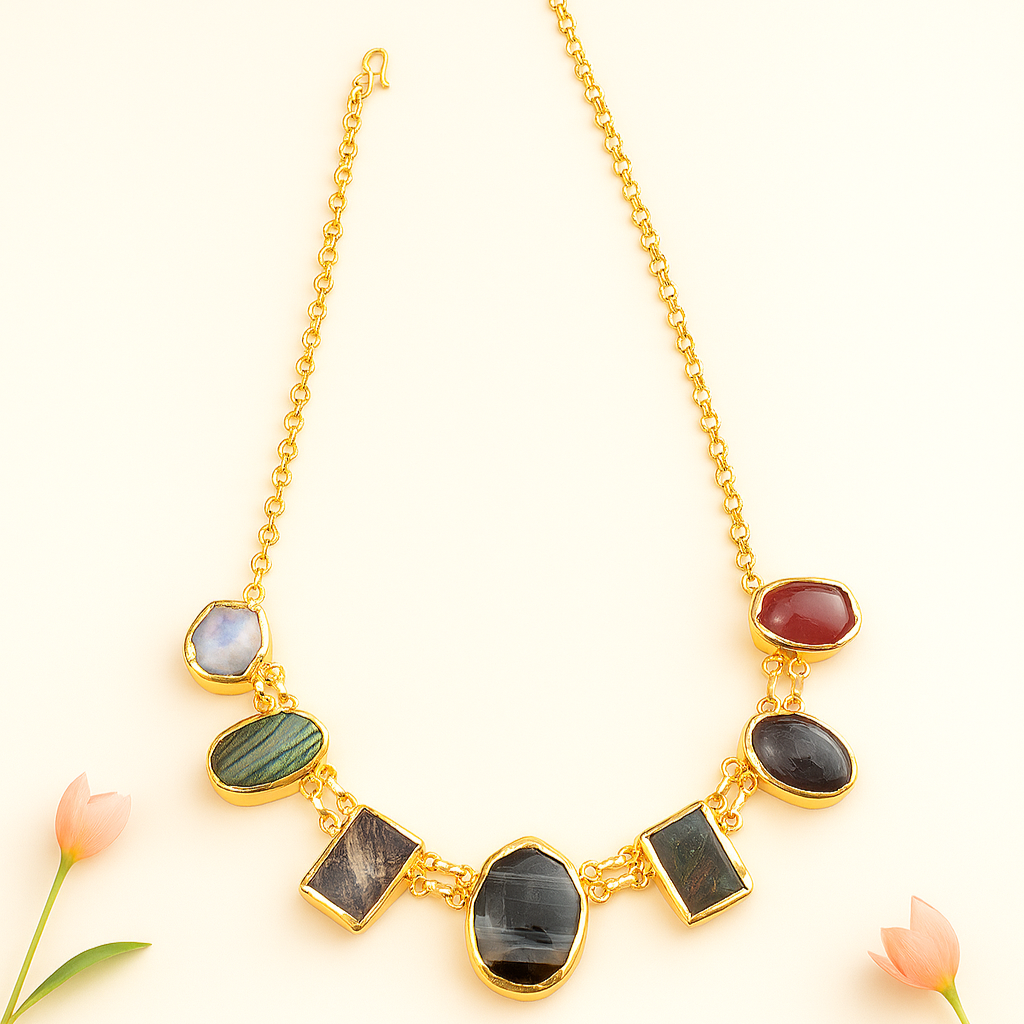 Royal Prism Stone Necklace