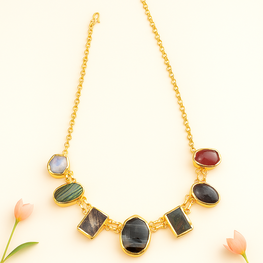 Royal Prism Stone Necklace