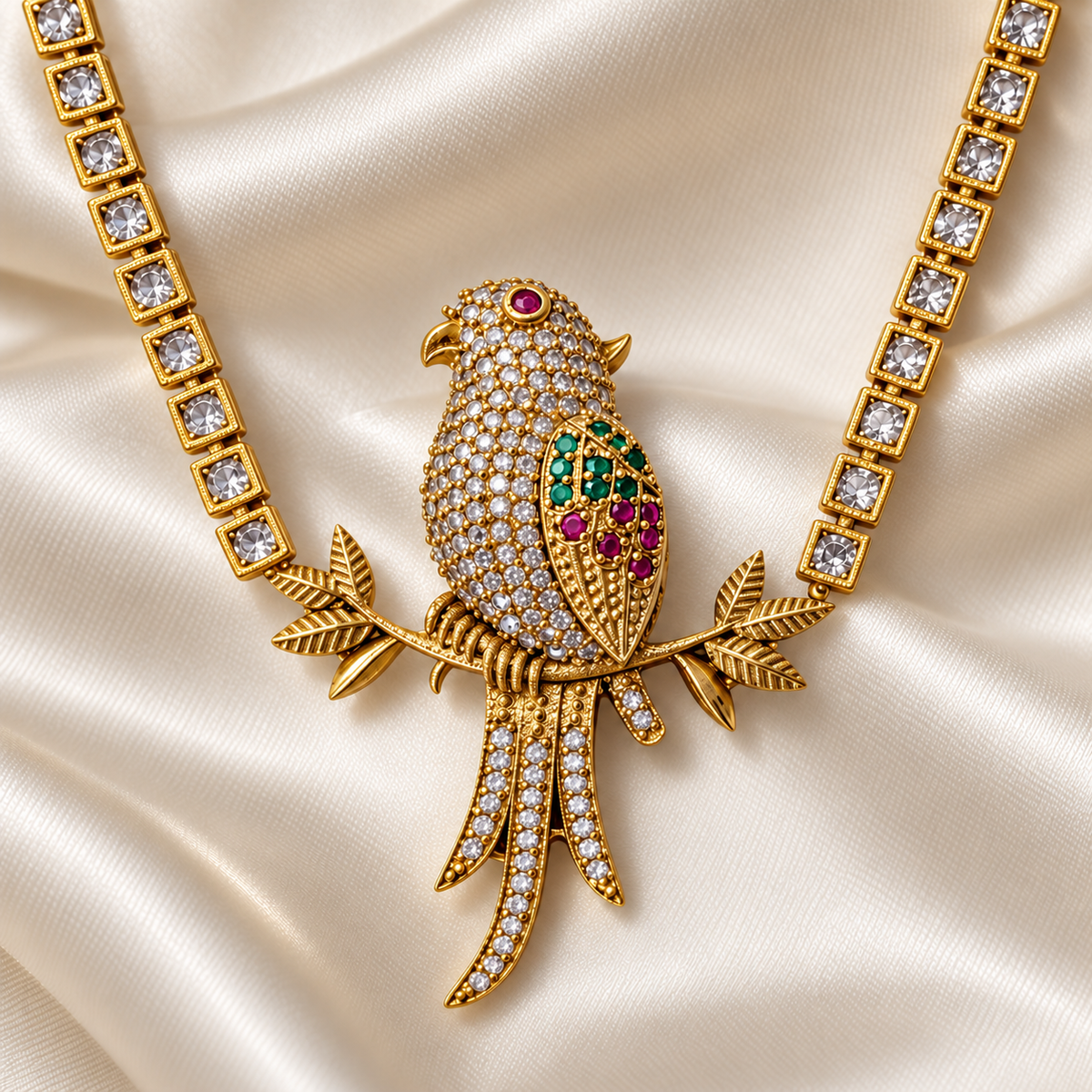 The Royal Parrot Necklace Set