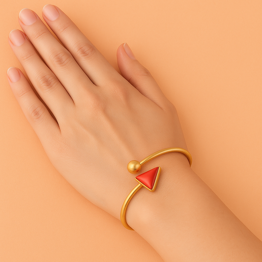 Coral Blaze Cuff