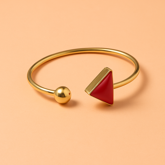 Coral Blaze Cuff